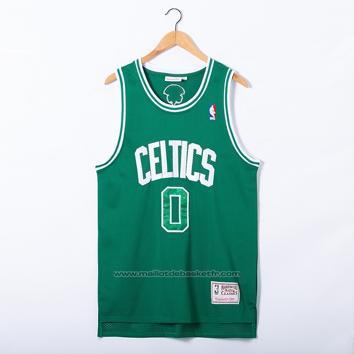 Maillot Boston Celtics Jayson Tatum #0 Snakeskin Hardwood Classics 2021 Vert